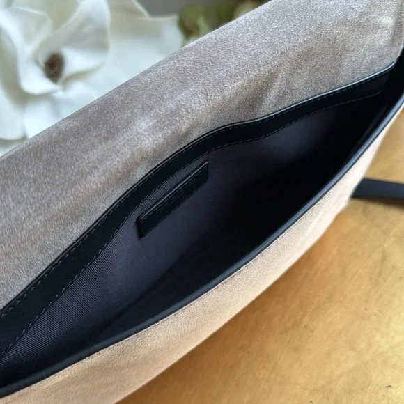 NWOT! Rag & Bone Suede and Leather Flap Crossbody